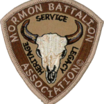 Mormon Battalion Association Bull Skull Logo Patch