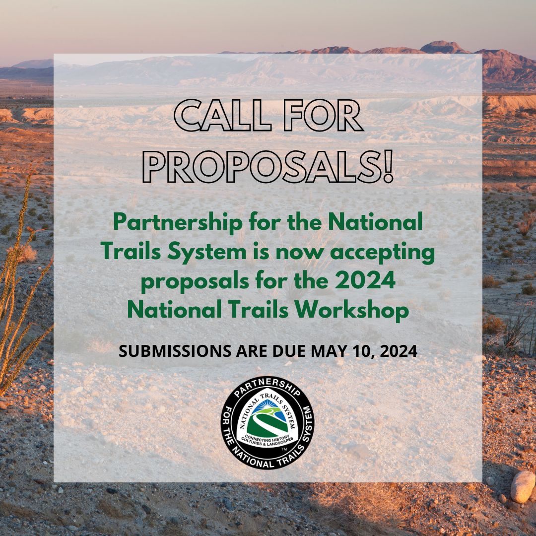 2024 National Trails Workshop Call for Proposals Open
