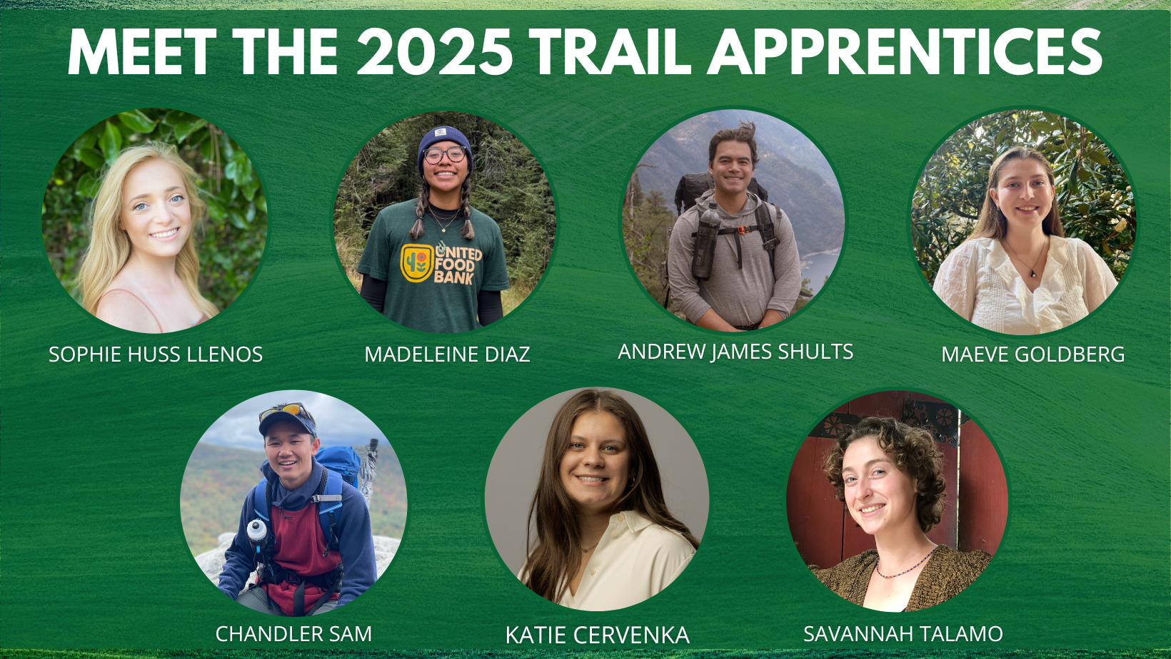 MEET THE 2025 TRAIL APPRENTICES