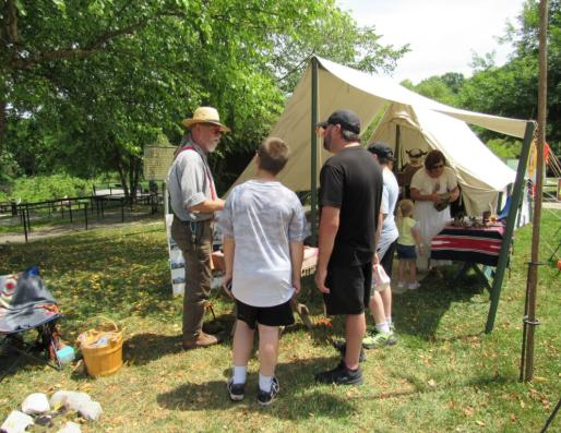 People participating in the Junior Ranger Day Program
