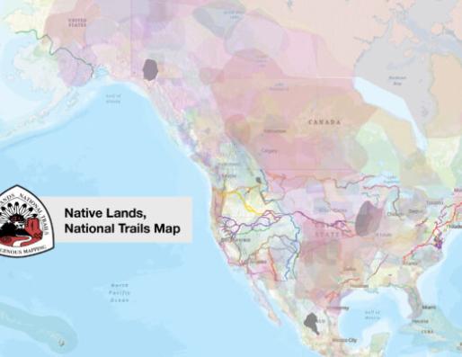 Native Lands National Trails Map