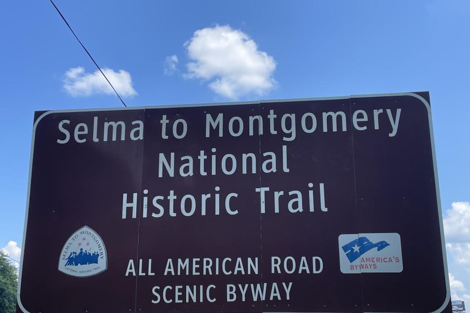 Selma to Montgomery Sign