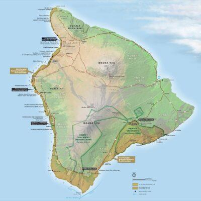 Map of Ala Kahakai National Trail 