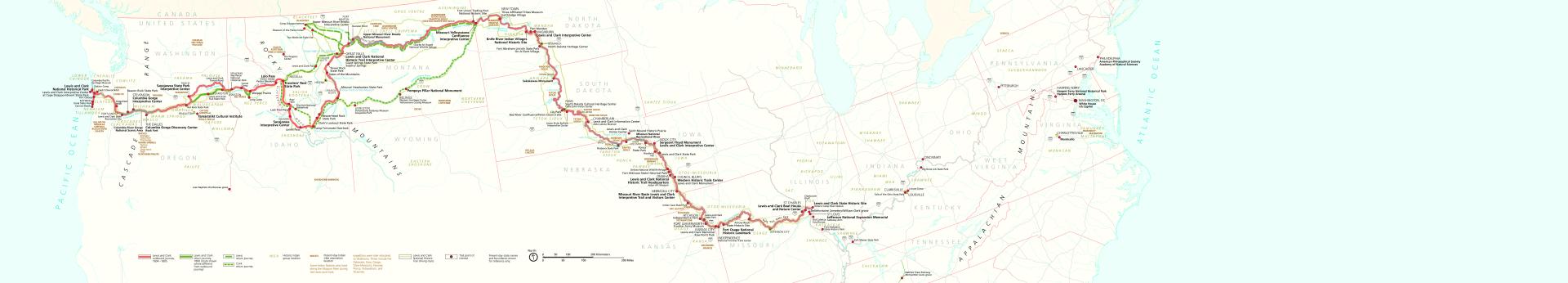 Lewis and Clark Map