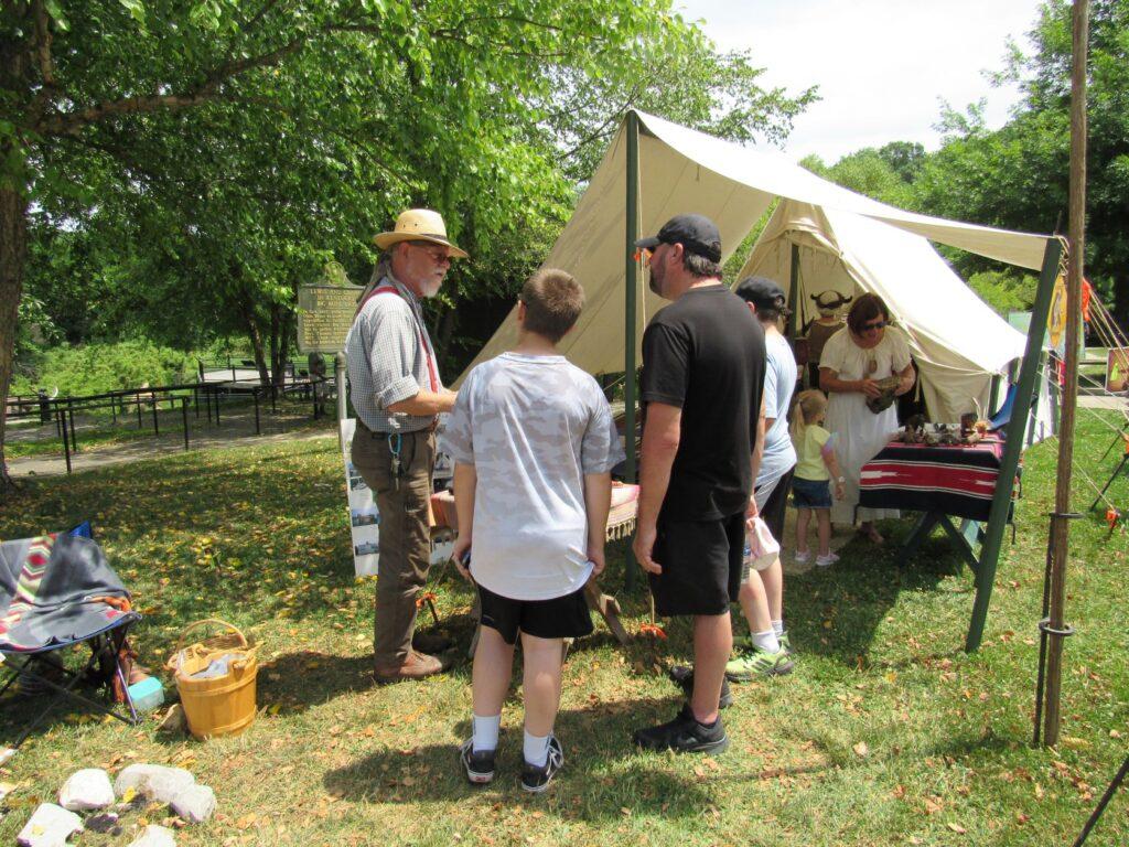People participating in the Junior Ranger Day Program