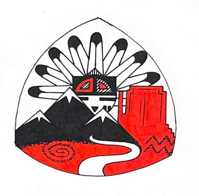 Autry’s hand drawn design for the logo.