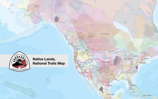 Native Lands National Trails Map