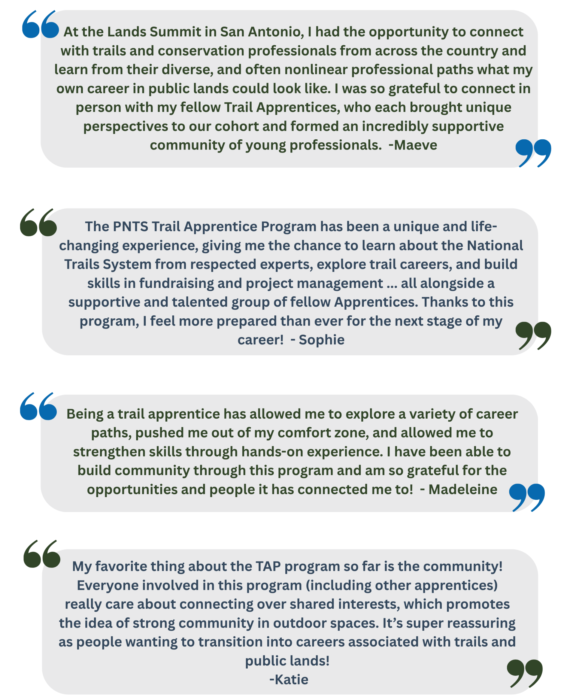 apprentices reflect on the 2025 program 